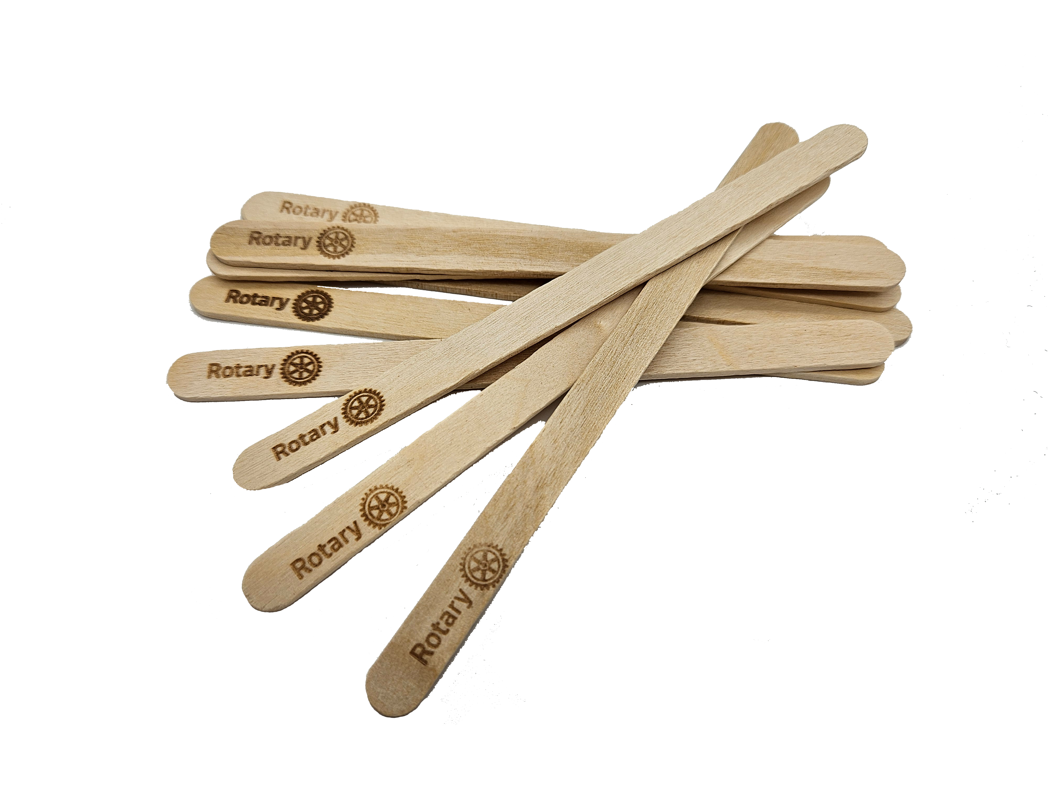 Wooden Sticks for Rotary-Wheel Waffles 
